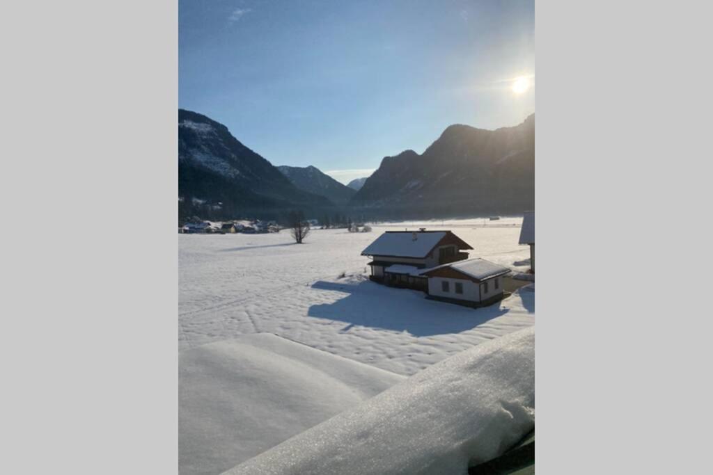 Das Almsternderl - Gemutliche Wohnung In Gosau Dış mekan fotoğraf