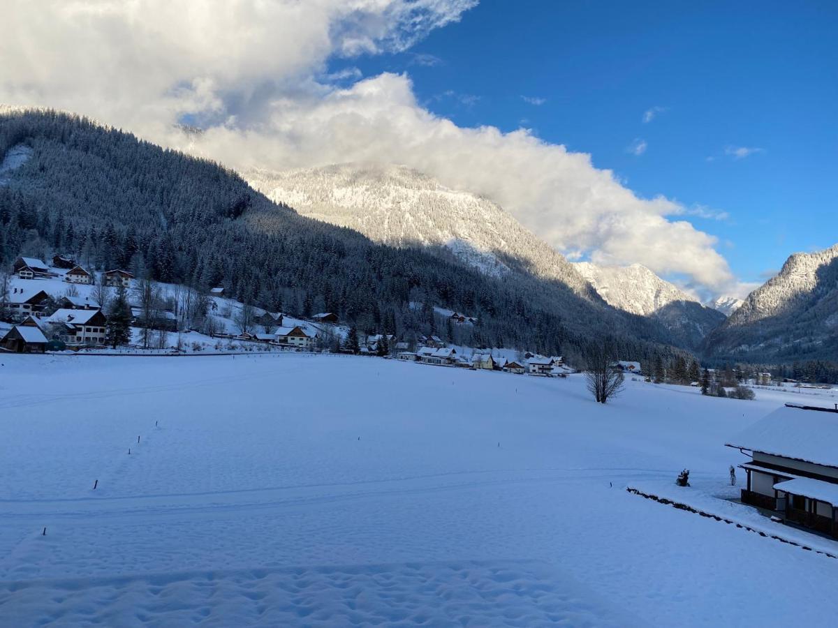 Das Almsternderl - Gemutliche Wohnung In Gosau Dış mekan fotoğraf