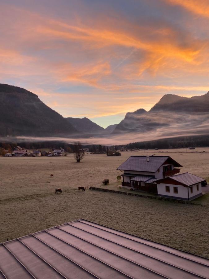 Das Almsternderl - Gemutliche Wohnung In Gosau Dış mekan fotoğraf