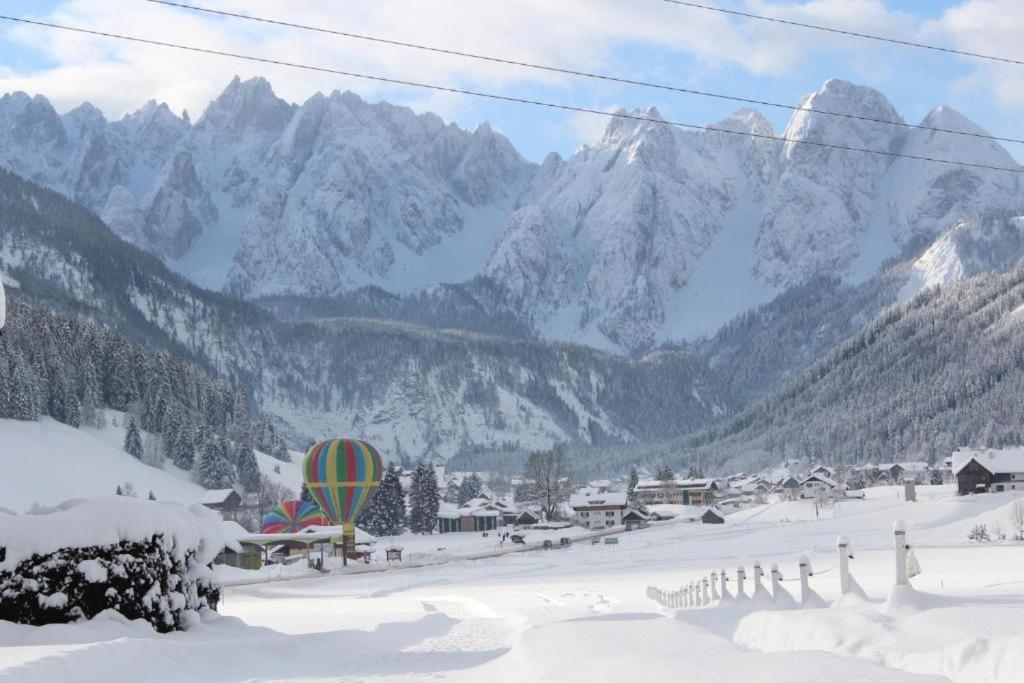 Das Almsternderl - Gemutliche Wohnung In Gosau Dış mekan fotoğraf